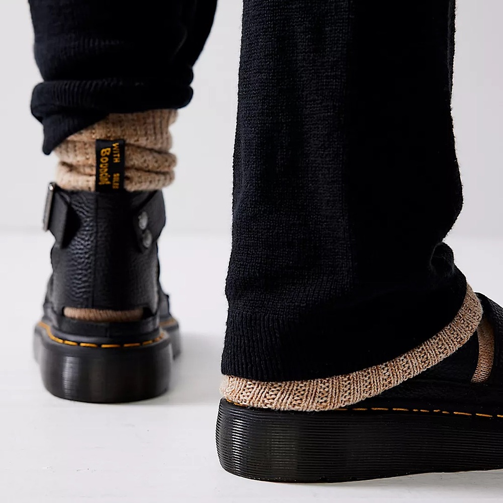 NEW Dr. Martens Clarissa II Quad Flatform In Black - Picture 3 of 12